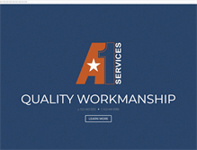 Tablet Screenshot of a1services.com